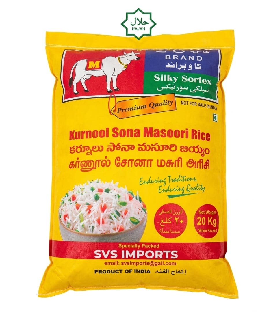 Cow Brand Kurnool Sona Masoori Rice
